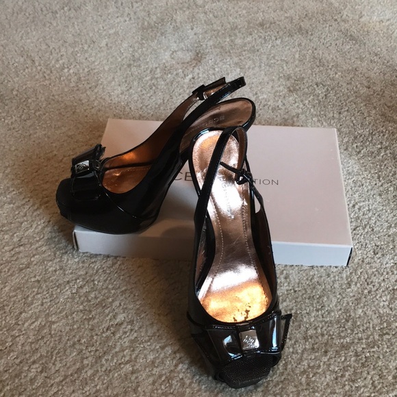 BCBGeneration Shoes - BCBGeneration Black Patent Leather Stilettos